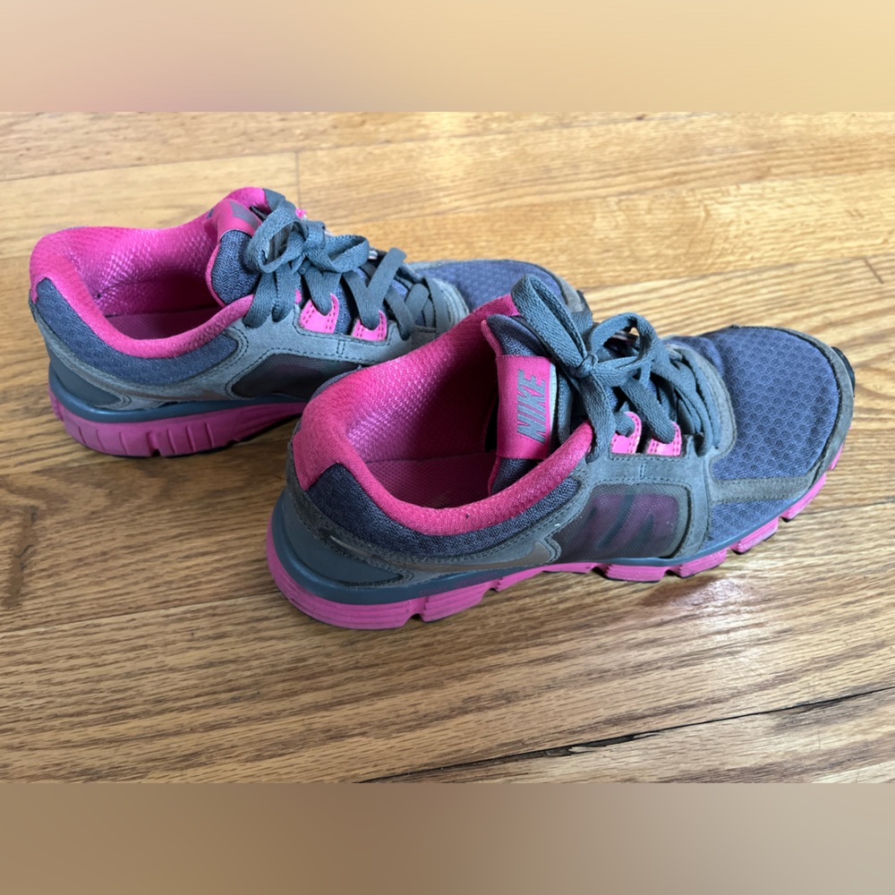 Nike Gray and Pink Sneakers